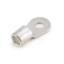 Ring Terminal, 4 Ga., 1/4" Stud Size, Non-Insulated