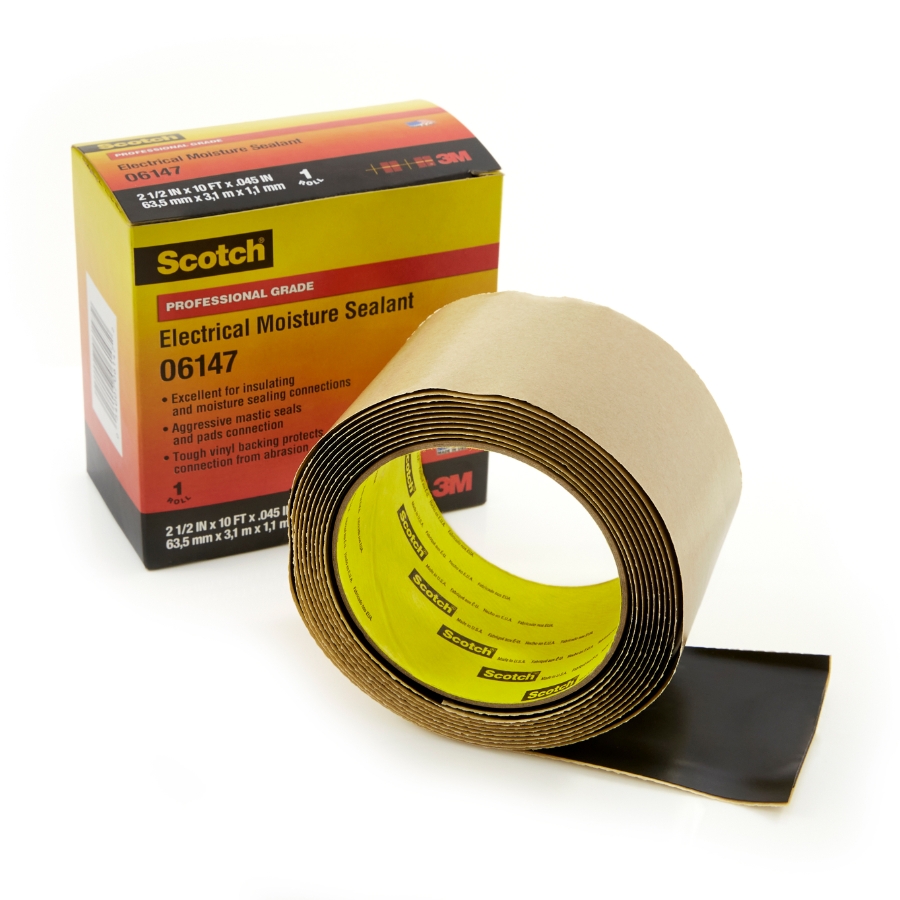 3M Scotch® Electrical Moisture Sealant 7000005872 2-1/2" Wide, 10' Roll