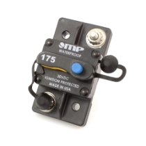 Mechanical Products 175-S0-175-2 Surface Mount Circuit Breaker, Push/Trip Reset, 1/4" Stud, 175A