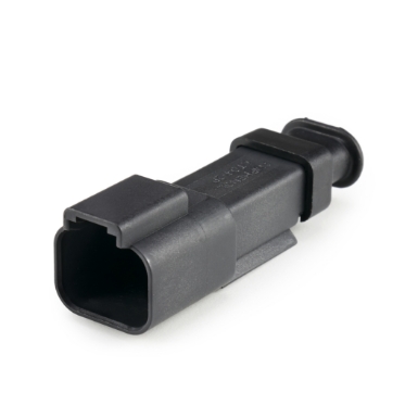 amphenol sine systems at04-2p-sr01blk 2-way at connector receptacle