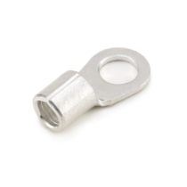 Ring Terminal, 4 Ga., 3/8" Stud Size, Non-Insulated