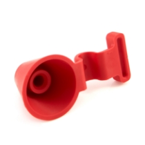 Eaton's Bussmann Series CFCOVER-1R Single MRBF Red Cover, Rotated View