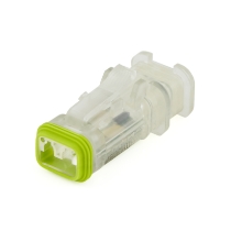 Amphenol Sine Systems AT06-2S-LED24VR1-OMC 2-Way AT LED Connector Plug, 24VDC