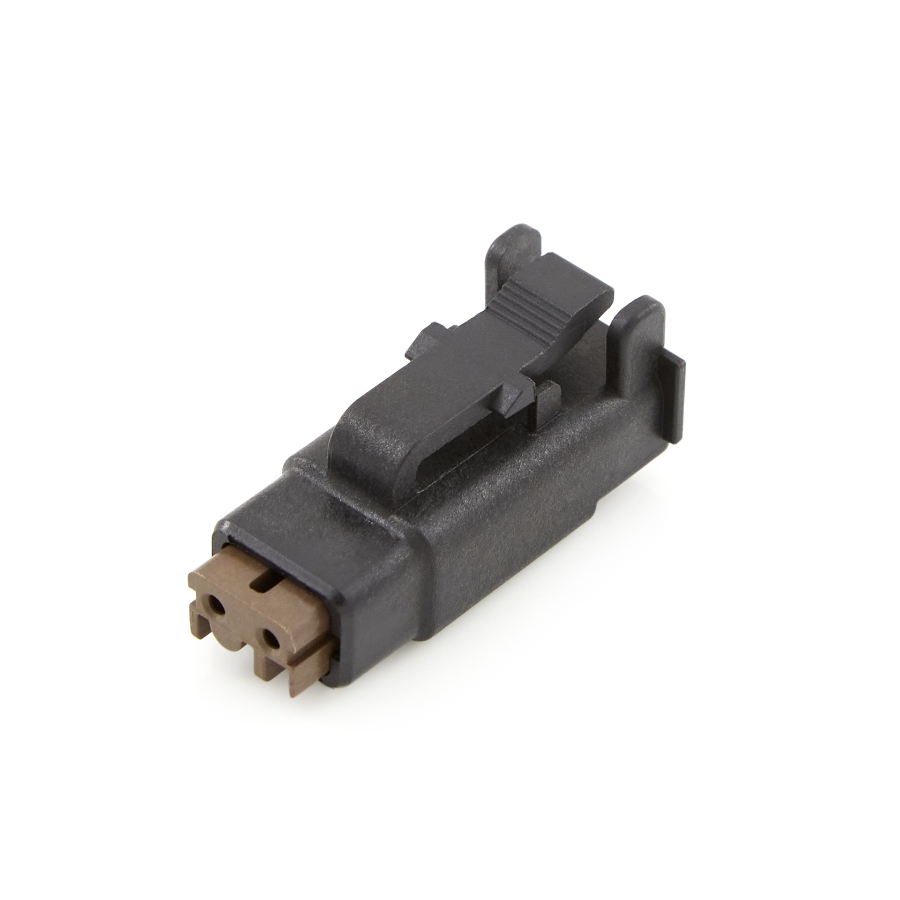 Amphenol Sine Systems ATMH06-2SD, 2-Way ATMH Connector Plug, Key D, Black, DTMH06-2SD Compatible