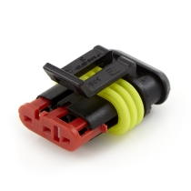 TE Connectivity AMP Superseal 1.5 mm 3-Position Plug Housing, 282087-1