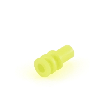 TE Connectivity 964972-1 MCON 1.2 mm Yellow Cable Seal, 18 Ga.
