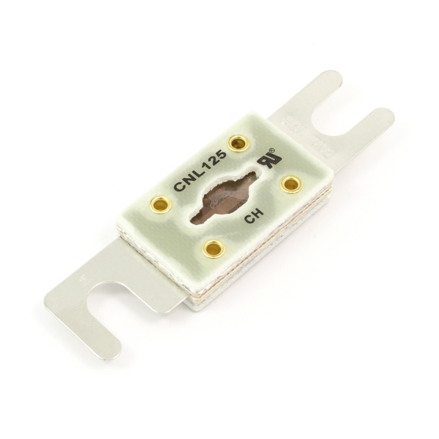 Littelfuse 0CNL125.V CNL Series Fast-Acting Fuse, 125A, 32VDC