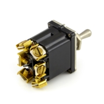 Carling Technologies STJ2E4-53 Sealed Metal Toggle Switch, Rotated View