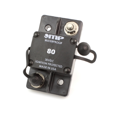 Mechanical Products 171-S0-080.2 Surface Mount Circuit Breaker, Automatic Reset, 1/4" Stud, 80A