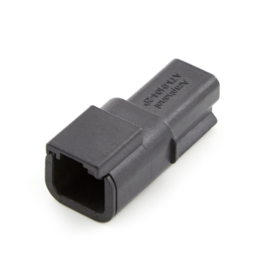 Amphenol Sine Systems ATMH04-2PA, 2-Way ATMH Connector Receptacle, Key A, DTMH04-2PA Compatible