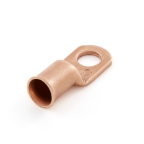 Standard Eyelet 36030, Bare Copper, 2/0 Ga., 1/4 inch Stud _Rotated View