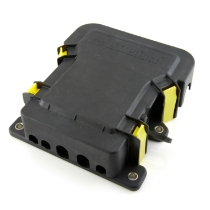 Littelfuse 07985004ZXS MIDI® & MEGA® PDM Fuse Holder, 5 Pole, Sealed MDB5 Series, Cover On