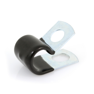 kmc cov0913z2 1/2 inch vinyl coated cushioned full clamp, 3/4 inch wide