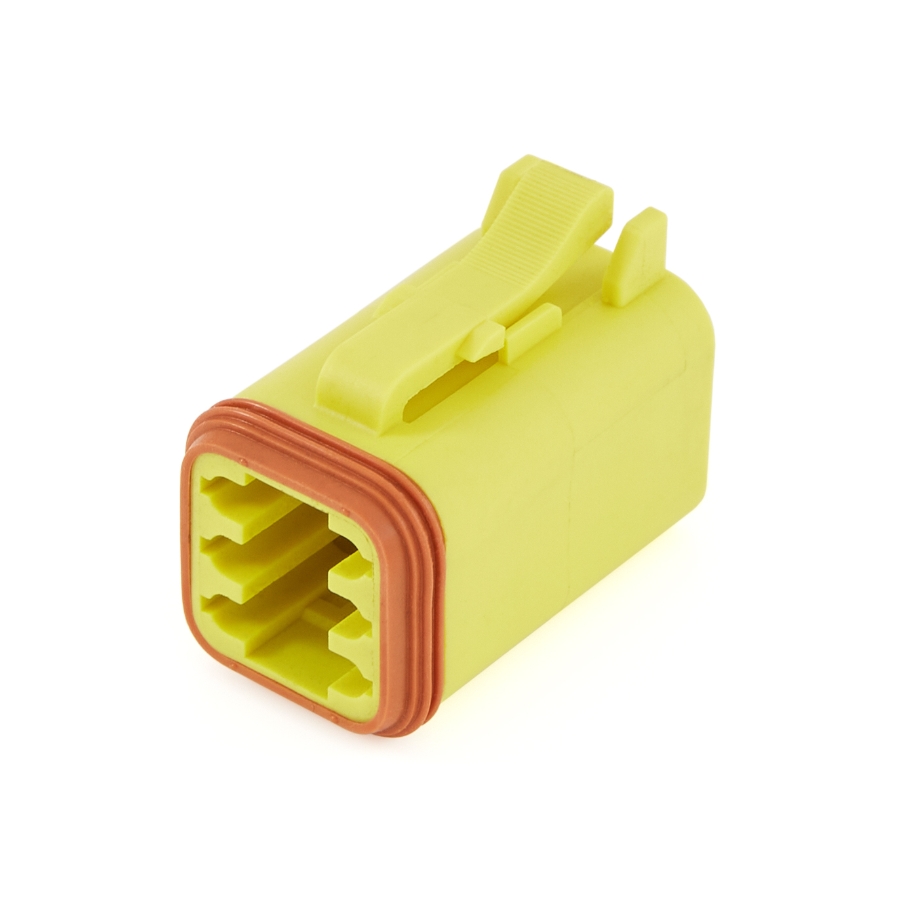 Amphenol Sine Systems AT06-6S-YEL 6-Way Connector Plug