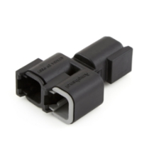 Amphenol Sine Systems ATM04-2P-P007, 2-Way ATM Receptacle Y Splitter Connector, Contacts Included