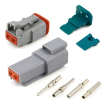 Amphenol Sine Systems AT2PS-CKIT 2 Pin Connector Kit, Rotated View