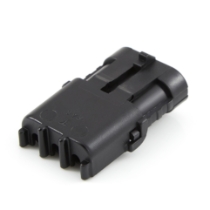 Aptiv 12157968 Male 3-Contact Shroud Half Weather-Pack Connector