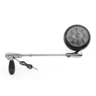 unity 206017-0002 led post-mount black spotlight