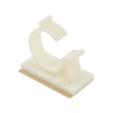 essentra akkl-8710a-19 cable clamp lockable adhesive 25.4 mm 0.875 in pa natural