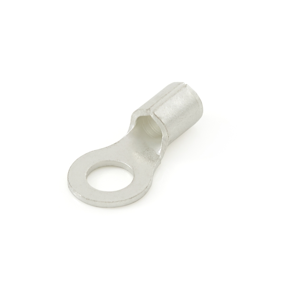 Ring Terminal, 8 Ga., 1/4" Stud Size, Uninsulated
