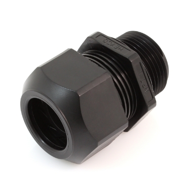 heyco m8439 straight cordgrip, 1 thread size | black