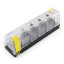 Blue Sea Systems 5196 MRBF Surface Mount Fuse Block, Common Source, Cover On