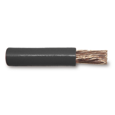 Kalas 10T1100X0000 EPDM Welding Cable, 1/0 Ga., 988/.010 Stranding, 100' Box, Black