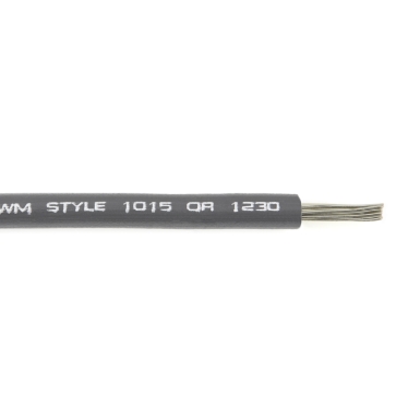 Unified Wire & Cable 1441T1015-8 WRT14-8 Hook-Up Wire, Tinned Copper, UL 1015/1230/MTW/AWM, 14 Ga., Gray