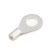 Ring Terminal 16-14 Ga., 1/4" Stud Size, Non-Insulated, Mylar Reel | Waytek _side view 2