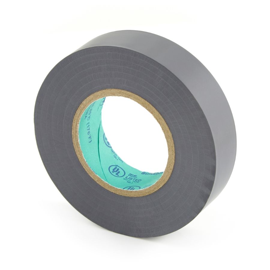 Electrical Tape Gray 60' Roll 3/4" Wide | Waytek