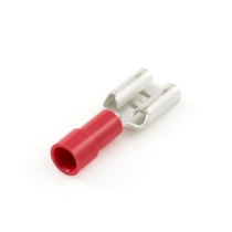 Molex 19017-0014 Female Quick Disconnect, 22-18 Ga., Vinyl Insulated, Rotated View