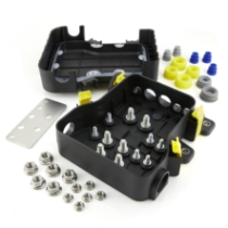 Littelfuse 07985004ZXS MIDI & MEGA® PDM Fuse Holder, 5 Pole, Hardware Shown