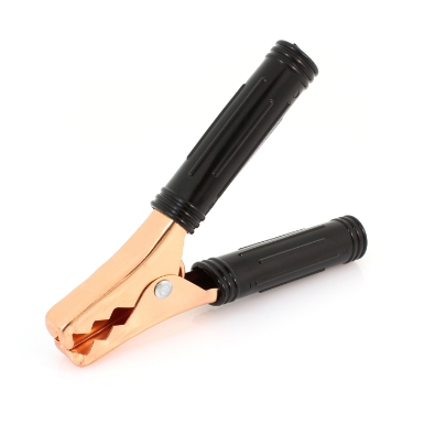 east penn 08764 standard battery terminal clamp, 200a, black insulated handles