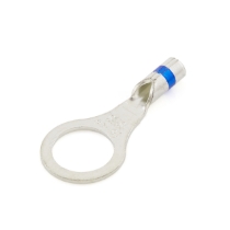 NSPA WTU-114-38LC-BULK Non-insulated Long Neck Ring Terminal 16-14 Gauge, # 3/8 Stud size