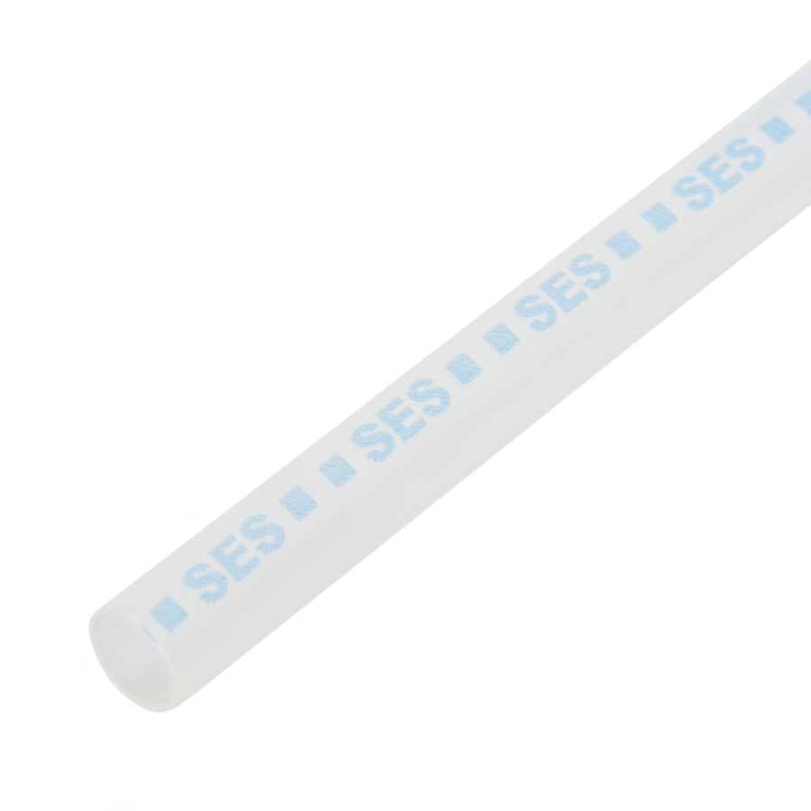 NSPA HST542C-48 HST540 Series High Adhesive Flow Dual Wall Heat Shrink, Clear/Blue, 20-8 Ga, 4:1 Shrink Ratio, 48"