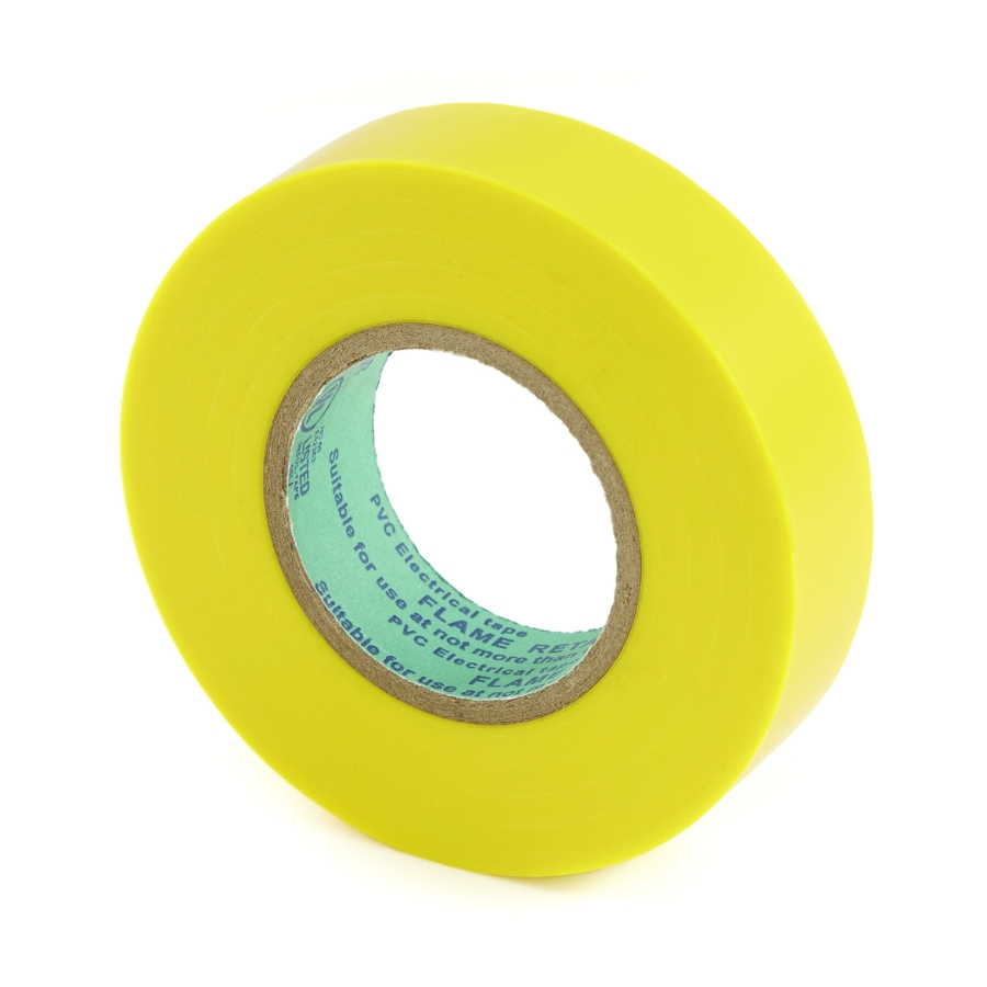 20914 Electrical Vinyl Tape, 66' Roll, 3/4" Wide, UL510 CSA, Yellow