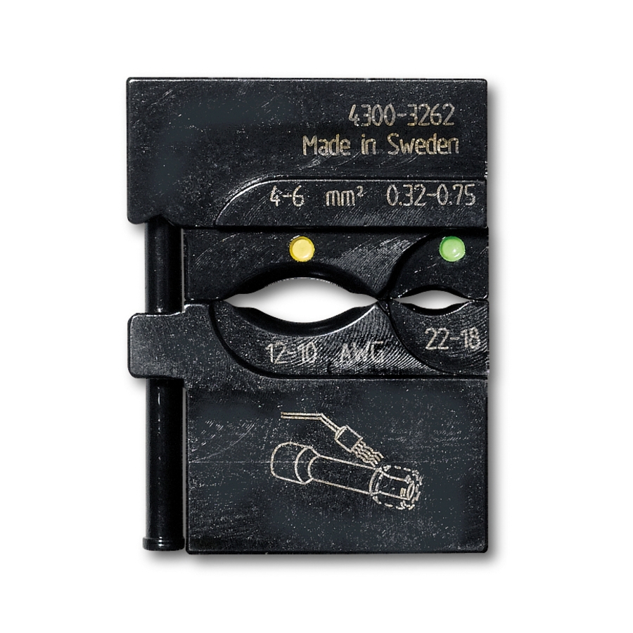 Pressmaster 4300-3262 Die Set for Heat Shrink, 22-18 AWG | Waytek