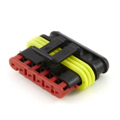 te connectivity 282103-1 amp superseal 1 position cap housing  _side view 1