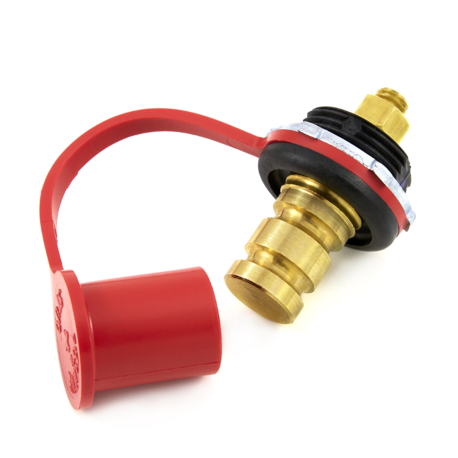 Cole Hersee 46210-02 Battery Jumper Terminal with Red Cap