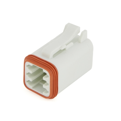 amphenol sine systems at06-6s-wht 6-way connector plug