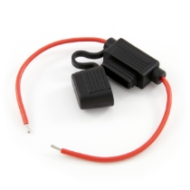ATO/ATC In-Line Fuse Holder 46229, 18 Ga. Tinned UL1015 Red Wire, 4" Leads