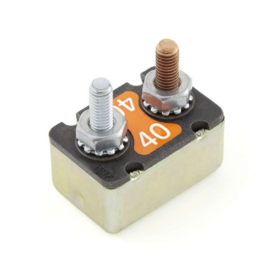 Shortstop 12V 20A Type 1 Circuit Breaker With Plastic Housing - No Bracket, Marine Boat Use
