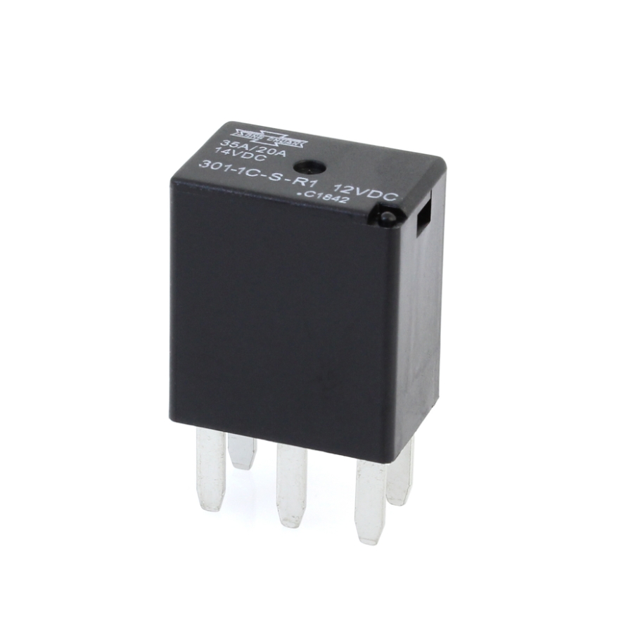 Song Chuan ISO 280 Micro Relay with Resistor, 35A, 301-1C-S-R1-12VDC ...