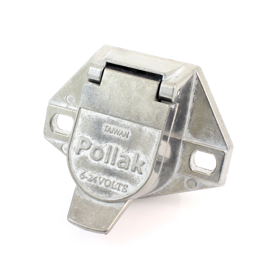 Pollak 12-812EP ISO 7-Way Trailer Connector Socket Die-Cast Casing