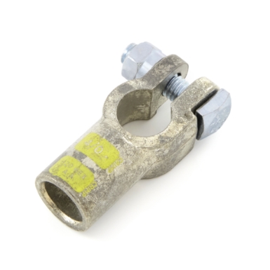 crimpable battery lug 36313, negative post, straight, 4/0 ga.