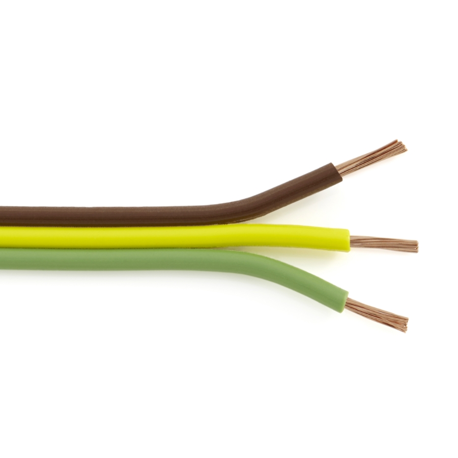 WP16-3 GPT Parallel Bonded Cable, 16/3 Ga., Brown, Yellow, Green