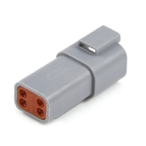 Amphenol Sine Systems AT04-4P 4-Way AT Receptacle Connector, DT04-4P Compatible