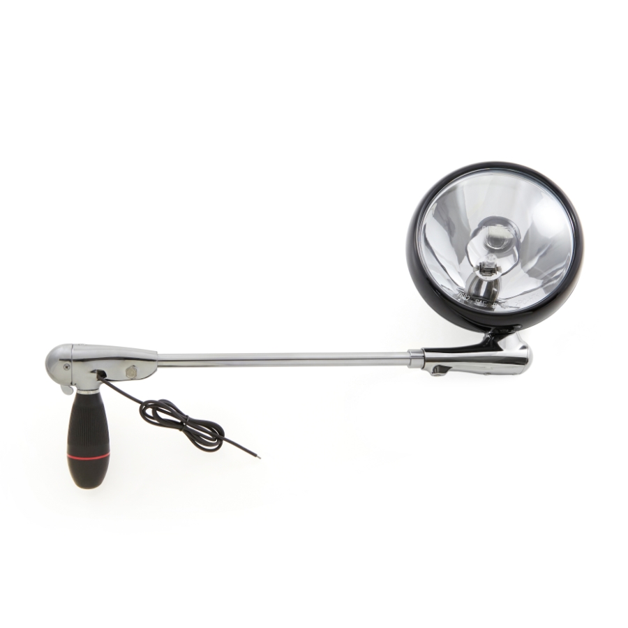Unity 210030-0002 Halogen Post-Mount Black Spotlight