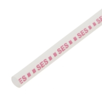 HST540 Series High Adhesive Flow Dual Wall Heat Shrink, Clear/Red, 22-8 Ga, 4:1 Shrink Ratio, 48"