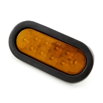 6 inch Sealed Oval Stop-Tail-Turn Light Kit 47994, Amber, Just Light